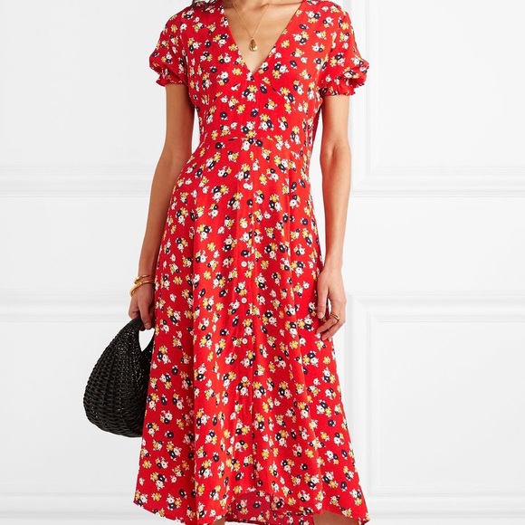 ari midi dress faithfull the brand